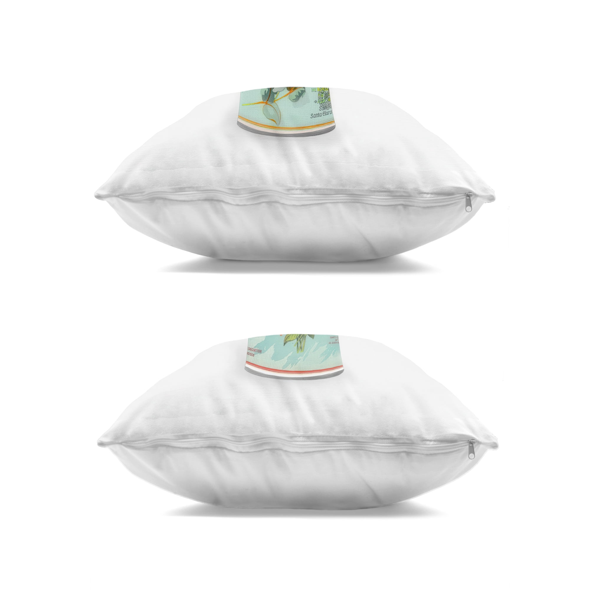 Stupell Industries Nostalgic Marigold & Lily Bouquets 2 Piece Decorative Printed Throw Pillow Set, design by Val Rhodes, 18 x 7 x 18