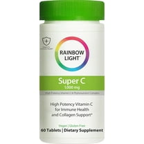 Super C Supplement | 1000mg | 60 Tablets for Men and Women | by Rainbow Light