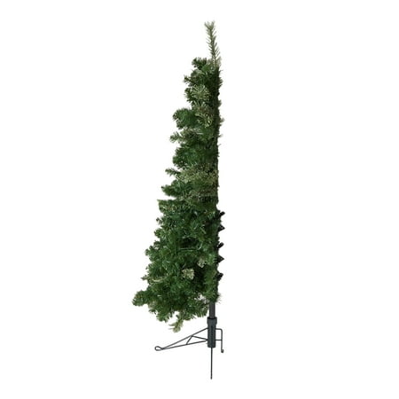 Home Heritage Cashmere 5 Foot Artificial Christmas Half Tree with LED
