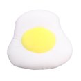 thumbnail image 1 of 1 cojín de huevo escalfado de peluche corto, cojín decorativo para sofá, recuerdo de fiesta para casa, coche, amarillo, 30 cm, 1 of 7