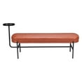 thumbnail image 3 of Ploce Bench Brown Bench, Modern Style, Seats up to 2, Plywood, Indoor Living, 3 of 5