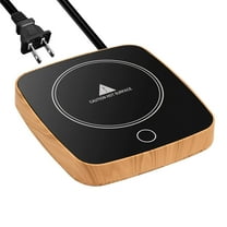 BN-LINK Mug Warmer, Electric Coffee Warmer for Desk with Auto Shut Off, 3 Temperature Setting, Smart Cup Warmer for Heating Coffee, Beverage, Milk, Tea and Hot Chocolate(Wood Grain Color)