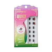 imPRESS X WICKED: FOR GOOD Press On Self Adhesive Eyelashes, 12 Lash Clusters - Friends Till The End