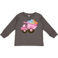thumbnail image 3 of Inktastic Easter Jelly Bean Truck Girls Long Sleeve Toddler T-Shirt, 3 of 5