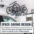 thumbnail image 3 of Ceiling Mounted Bike Rack for Garage - Premium Bicycle Stand & Hanger Space-Saving Storage | Adjustable Hooks Hold 4-8 Bikes Indoor System basement, 3 of 4
