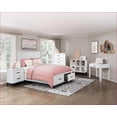 thumbnail image 7 of Desks | Transitional Rustic Writing Desk with 1 Drawer | 42” Wide | White | Wood, 7 of 7