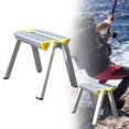 thumbnail image 6 of oshhni Folding Ladder Multifunctional Household Step Ladder for Home Office Kitchen Yellow, 6 of 9