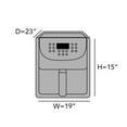 thumbnail image 2 of Covermates Air Fryer Cover – 19"Wx23"Dx14"H – Dust & Stain Resistant – Washable Slip-On, 2 of 5