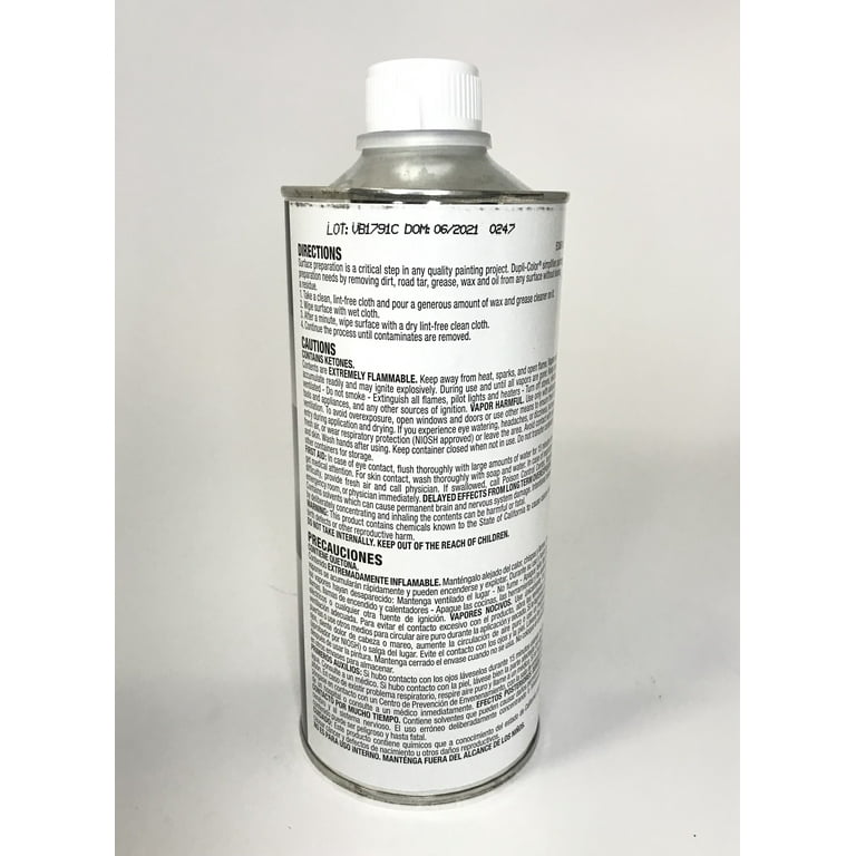 Duplicolor Soy Grease and Wax Spray Paint: Clear, Quart, 32 Oz