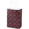 thumbnail image 2 of 12 Pcs Valentine’s Day Gift Bag, Valentine's Day Theme Paper Tote Bag Gift Heart shaped Love Weddings Engagements Anniversaries 5.9 x 3.14 x 8.26", 2 of 5
