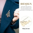 thumbnail image 5 of Jiyike 2 pcs Christmas Tree Brooch Rhinestone Breastpin Decoration Costume Accessories, 5 of 7