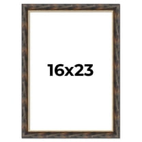 16x23 Frame Gold Real Wood Picture Frame Width 1.5 inches | Interior Frame Depth 0.5 inches |