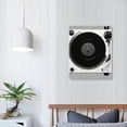 thumbnail image 3 of Nawypu  Canvas Wall Art Print Retro Music Black and White Turntable Vinyl Record Poster Record Player Wall Art Picture Print Canvas Painting Modern Bar Decor Poster, 3 of 4