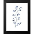 thumbnail image 2 of Seven Trees Design 15x18 Black Modern Framed Museum Art Print Titled - Blue Plant I, 2 of 5