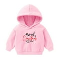 thumbnail image 2 of Edvintorg 2-7Years Christmas Kids Hoodie Clearance Boys Girls Casual Kawaii Print Long Sleeve Hooded Sweatshirt Christmas Gift Children's Clothing, 2 of 5