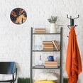 thumbnail image 4 of Creative Owl Wall Clock Modern Small Clock Black Hands for Office, Home, Bedroom,School 9.84in, 4 of 11