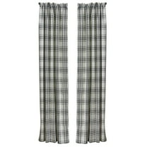 Park Designs Onyx and Ivory Lined Panel Pair 84"