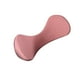 thumbnail image 5 of Almohada de apoyo lumbar con espuma viscoelástica, cojín ergonómico para silla de oficina rosa, 5 of 9