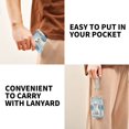 thumbnail image 5 of JIALIOU Nylon Trifold Card Wallet with ID Window Zipper Pocket for Men Women Teen Baby Seal on Iceberg, 5 of 7