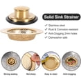 thumbnail image 3 of Set de Coladores para Fregadero de Cocina rqyekdo 11 cm Acero Inoxidable, 3 of 8