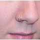 thumbnail image 4 of Anillos dobles para la nariz para perforación de una sola oreja, anillo de nariz en espiral retorcido de 20 g, 8 mm, 10 mm, joyería de acero inoxidable para la nariz, 4 of 4