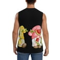 thumbnail image 4 of Pofeuu Hello Summer Gnome Print Men's Muscle T-Shirt, Sleeveless, Muscle Tank, Classic Muscle Tee Top For Men Casual Sleeveless Muscle T-Shirt Trendy Clothes-3X-Large, 4 of 7