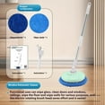 thumbnail image 2 of YATLTE Electric Spin Scrubber, Cordless Electric Vibrating Mop Rechargeable with Water Spray, Cordless Cleaning Brush with Replaceable Brush Heads for Cleaning Kitchen, Tile, Floor, Sink, Bathtub, 2 of 3