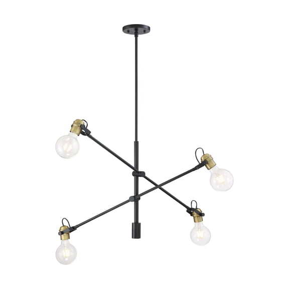 Nuvo Lighting - Mantra-4 Light Pendant-5 Inches Wide by 16 Inches High