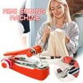 thumbnail image 1 of PEONAVET Mini Sewing Portable Needlework Hand-Held Clothes Fabrics Sewing, 1 of 8