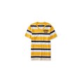 thumbnail image 1 of Aeropostale playera adornada con cuello en V a rayas bordadas para hombre, amarillo, extra pequeño Aeropostale Camiseta adornada, 1 of 1