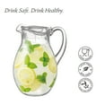 thumbnail image 4 of Amazing Abby - Bubbly - Plastic Pitcher (64 oz, 2 Quart), Clear Water Pitcher with Lid, Fridge Jug, BPA-Free, Shatter-Proof, Great for Iced Tea, Sangria, Lemonade, Juice, Milk, and More, 4 of 6