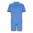 thumbnail image 4 of YLSDY Mens Summer Casual Button Down Shirt and Shorts Set Short Sleeve 2 Piece Outfits Fashion Athletic Tracksuit Sweatsuit Light Blue 6, 4 of 6