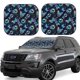 thumbnail image 1 of Balery Blue Butterfly Parasol para parabrisas de coche de 2 piezas | Parasol plegable para parabrisas delantero de coche para la mayoría de sedanes-Small, 1 of 6