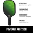 thumbnail image 4 of Gorilla Gear Pickleball Paddle Set of 2 with Pickleball Balls, Bag, USAPA Approved Fiberglass Racket, Green, 4 of 10