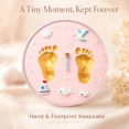 thumbnail image 6 of Inkless born Hand Foot Print DIY Kit, Precious Baby Keepsake Souvenir, Ideal Gift For Baby 100 Days, First Birthday And Family Memory Collection Making, 6 of 8