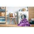 thumbnail image 2 of Ahgly Company Machine Washable Indoor Round Transitional Violet Purple Area Rugs, 5' Round, 2 of 7