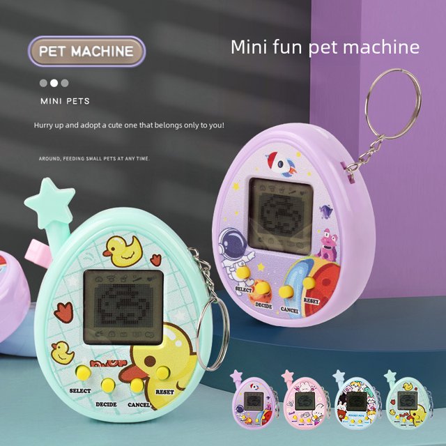 Máquina de juego para mascotas, máquina electrónica portátil para alimentar a elfos, máquina de juego nostálgica, juguete infantil para niños y niñas, regalo