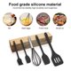 thumbnail image 5 of Juego de utensilios para hornear, juego de espátula de silicona de 5 piezas - Juego de utensilios de cocina para cocinar, negro, 5 of 5