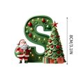 thumbnail image 3 of Home Decor Christmas Decoration Christmas Decorations Santa Figure Christmas Pendant 2D Acrylic 26 Letters Pendant Christmas Tree Decoration Christmas Decoration Figures, 3 of 4