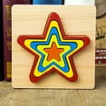 thumbnail image 2 of Toddler Puzzles Montessori Wooden Shape Sorting Sensory Toy Preschool Learning Educational Developmental Activities for 1 2 3 Year Boys Girls, 2 of 9