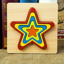 Weerihhol Toddler Puzzles Montessori Toy Wooden Shape Sorting Puzzle Sensory Toy Toddler Activities Preschool Learning Educational Developmental Toy 1 2 3 Year Old 1 3 0 2 Age 1-2 Years Old