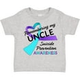 thumbnail image 3 of Inktastic Remembering my Uncle- suicide prevention awareness Boys or Girls Toddler T-Shirt, 3 of 5