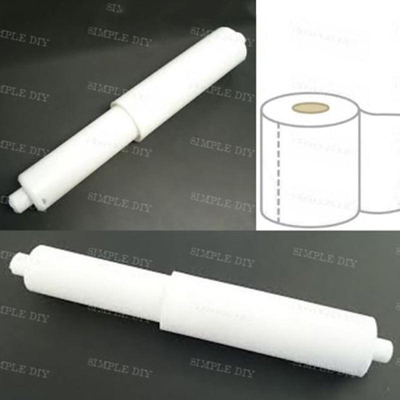 White Replacement Toilet Paper Roll Holder Roller Spindle Spring hot B8Q9 