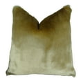thumbnail image 5 of Thomas Collection Luxury Tissavel Taupe Faux Fur Throw Pillow - 17443, 5 of 5