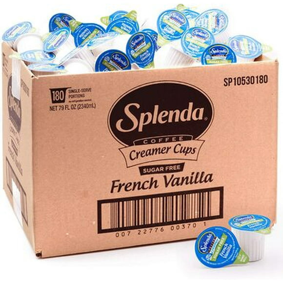 Splenda Crème Vanille Française Sans Sucre en Capsules Individuelles - 180/caisse
