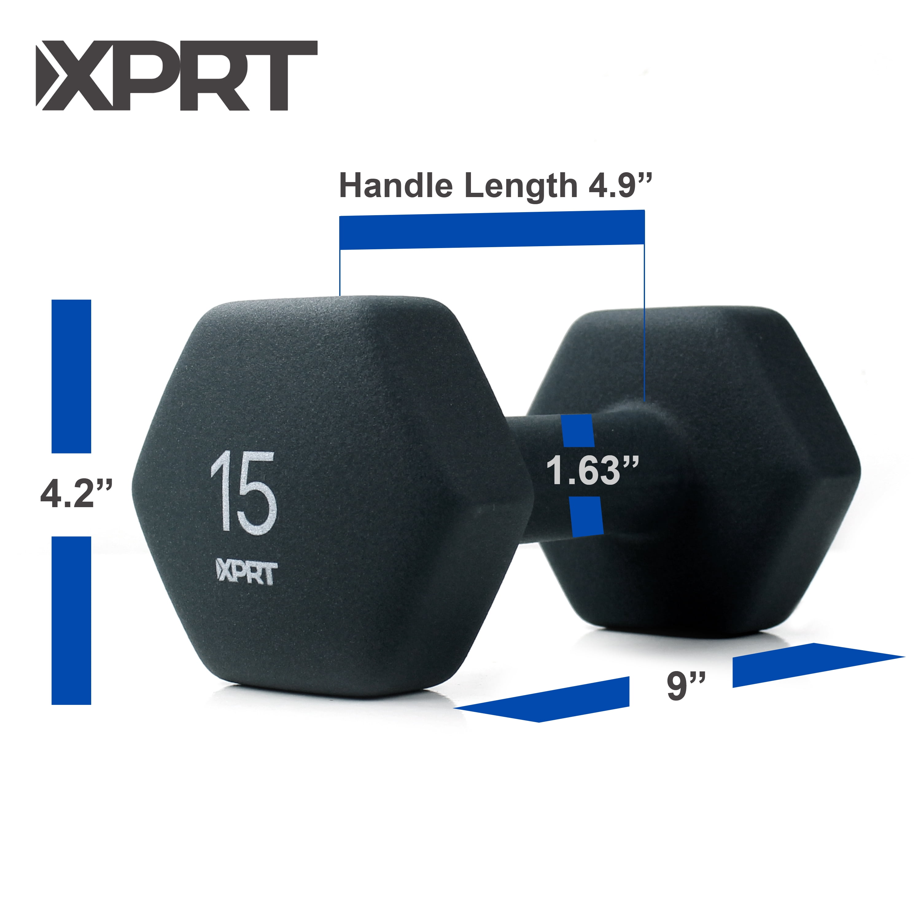 Xprt fitness 150lb dumbbell set sale