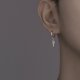 thumbnail image 5 of Pendientes de botón doble desmontables, pendientes de garra, pendientes de botón punk, pendientes de gancho simple desmontables, pinchos, mal de ojo, 5 of 5