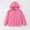 Pink, variant on Toddler Winter Coat Solid Color Cartoon Printed Lightweight Coat Windproof Puffer Jacket for Kids Baby Boys Clothes 1-2 Years
