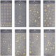 thumbnail image 1 of 8 pegatinas autoadhesivas de estilo mixto, decorativas, con forma de estrella y copo de nieve, para personalizar el marco de fotos de la cuenta de mano, el álbum, la botella de agua para ordenador, 1 of 8