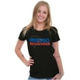 thumbnail image 3 of Proud Dominican DR Culture Ancestry Womens Slim Fit Graphic Tee Brisco Brands S, 3 of 5